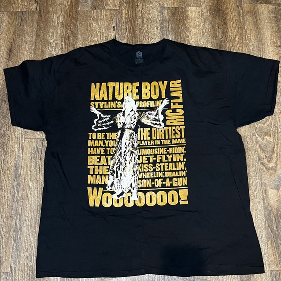WWE Other - Mens 2XL 2008 WWE Hall‎ of Fame Nature Boy Ric Flair T Shirt